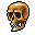 golden skull